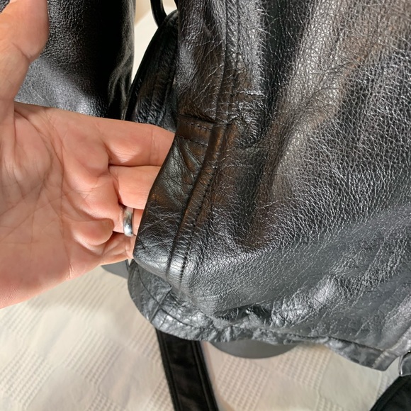 Wilson’s black leather jacket women’s size M - Picture 7 of 8